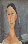 Amedeo Modigliani Hanka Zborowska au bougeoir (mk38) Sweden oil painting artist